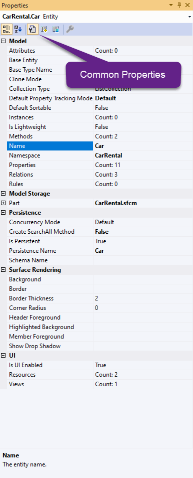 Common Properties